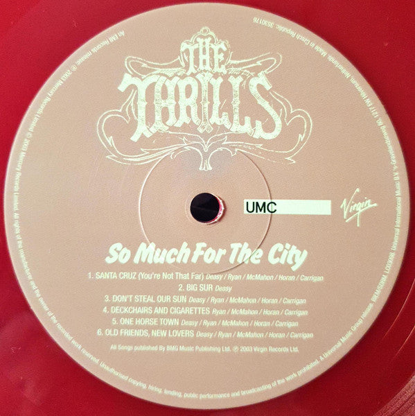 The Thrills : So Much For The City (LP, Album, RSD, Ltd, RE, Red)