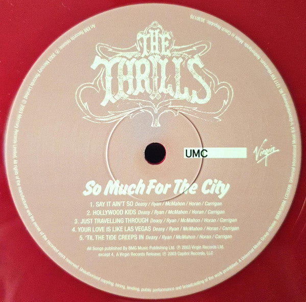The Thrills : So Much For The City (LP, Album, RSD, Ltd, RE, Red)