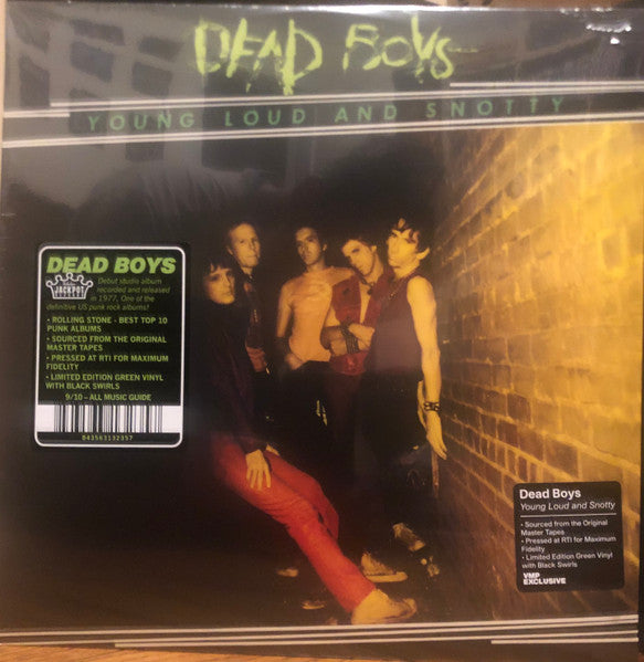 The Dead Boys : Young Loud And Snotty (LP, Album, Club, Ltd, Num, RE, Gre)