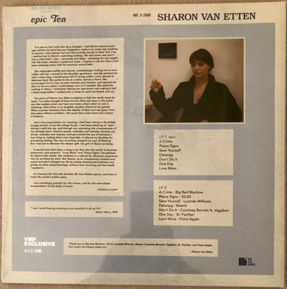 Sharon Van Etten : Epic Ten (LP, Ora + LP, Sil + Album, Club, RE)