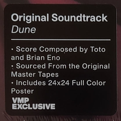 Various : Dune (Original Soundtrack Recording) (LP, Album, Club, Num, RE, RM, Blu)