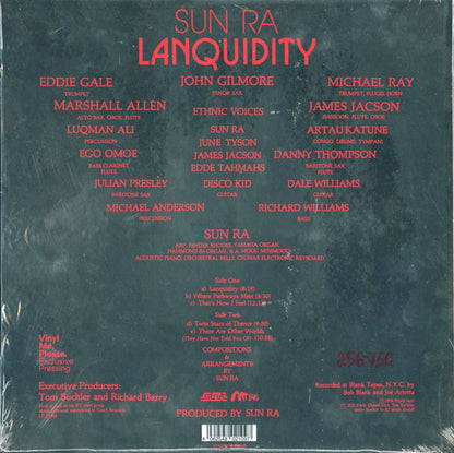 Sun Ra : Lanquidity (LP, Album, Club, Ltd, Num, RE, Red)