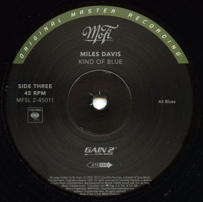Miles Davis : Kind Of Blue (2x12", Album, RE, RM, RP, 180 + Box, Ltd, Num, S/E)