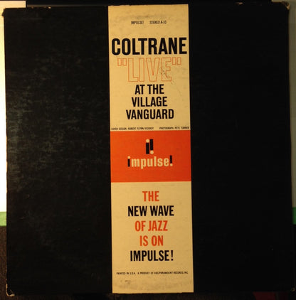 John Coltrane : "Live" At The Village Vanguard (LP, Album, RP, Gat)