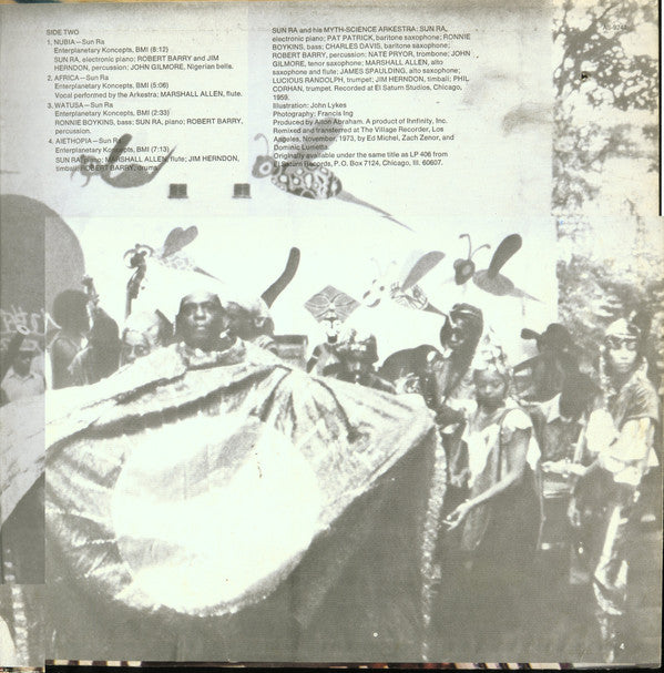 Sun Ra : The Nubians Of Plutonia (LP, Album, RE)