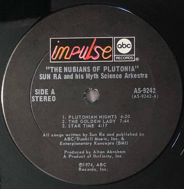 Sun Ra : The Nubians Of Plutonia (LP, Album, RE)