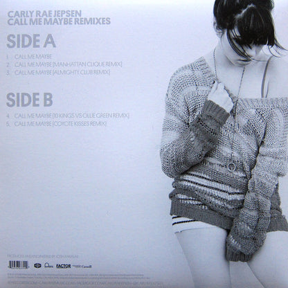 Carly Rae Jepsen : Call Me Maybe (Remixes) (12", Single, Pin)