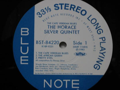 The Horace Silver Quintet Plus J.J. Johnson : The Cape Verdean Blues (LP, Album, RE)