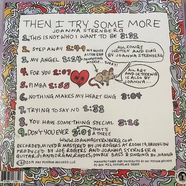 Joanna Sternberg : Then I Try Some More (LP, Album, Club, Ltd, Num, RE, Blu)