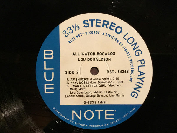 Lou Donaldson : Alligator Bogaloo (LP, Album)