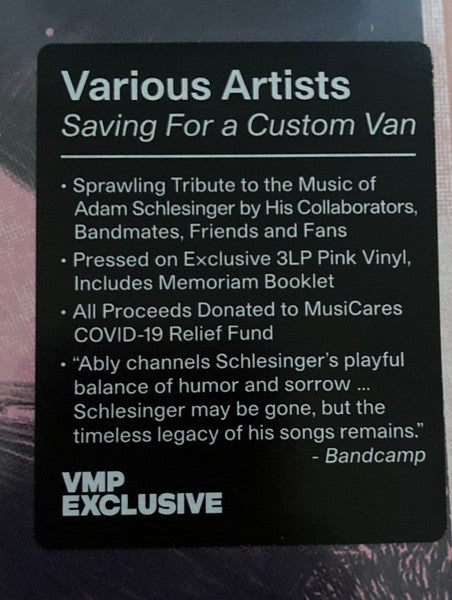 Various : Saving For A Custom Van (3xLP, Comp, Club, Ltd, Pin)