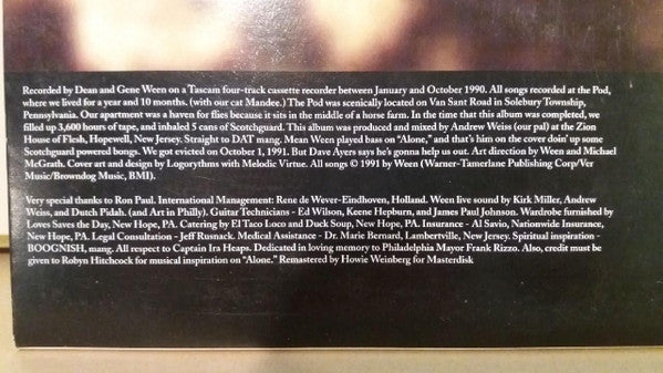 Ween : The Pod (2xLP, Album, RE)