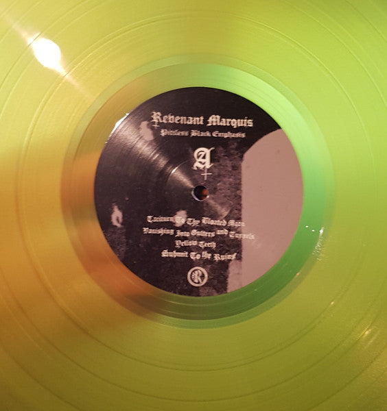 Revenant Marquis : Pitiless Black Emphasis (LP, Album, Ltd, RE, S/Edition, Yel)