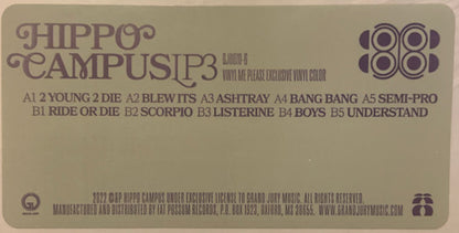 Hippo Campus : LP3 (LP, Album, Club, Ltd, Num, Can)