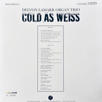 Delvon Lamarr Organ Trio : Cold As Weiss (LP, Album, Club, Ltd, Num, Pow)