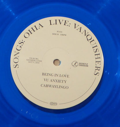 Songs: Ohia : Live: Vanquishers (Tilburg, Netherlands. Oct 9, 2000) (2xLP, Album, Club, Ltd, Blu)