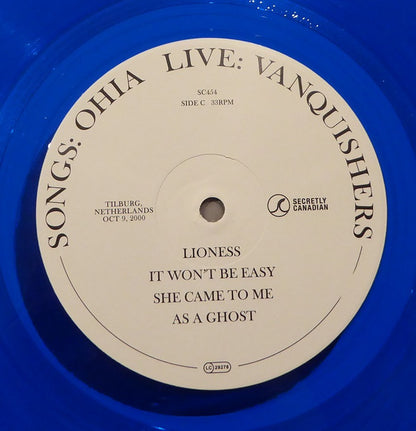 Songs: Ohia : Live: Vanquishers (Tilburg, Netherlands. Oct 9, 2000) (2xLP, Album, Club, Ltd, Blu)