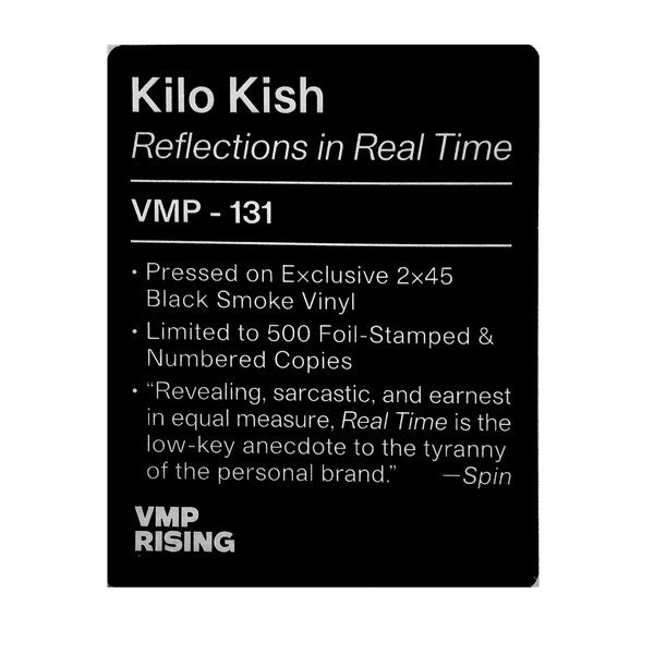 Kilo Kish : Reflections In Real Time (2xLP, Album, Club, Ltd, Num, RE, Bla)