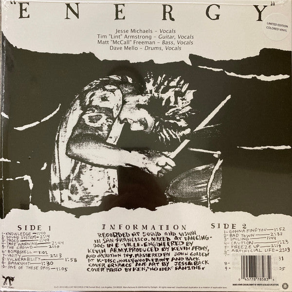Operation Ivy : Energy (LP, Album, Ltd, Num, RE, Dou)