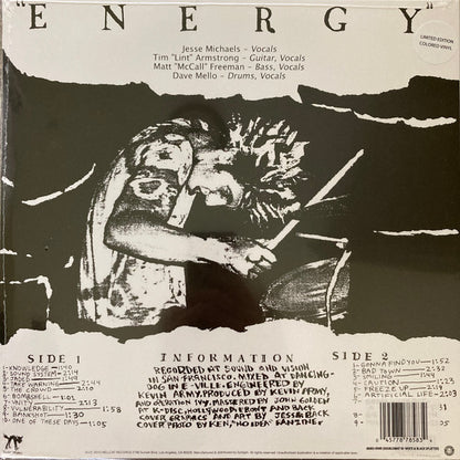 Operation Ivy : Energy (LP, Album, Ltd, Num, RE, Dou)