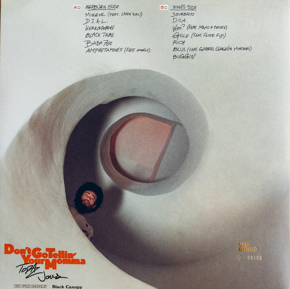Topaz Jones : Don’t Go Tellin’ Your Mama (LP, Album, Club, Ltd, Num, Cre)