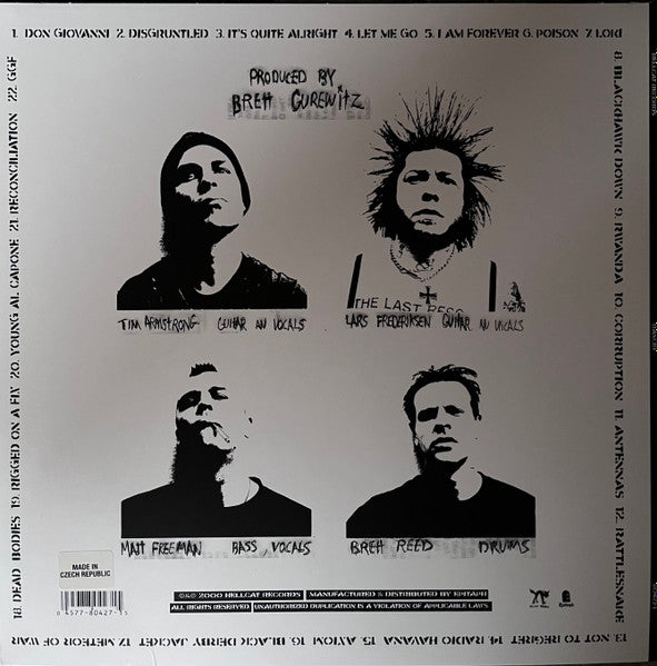 Rancid : Rancid (LP, Album, Ltd, RP, Whi)