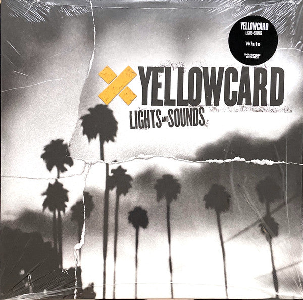Yellowcard : Lights And Sounds (LP, Album, RE, Whi)