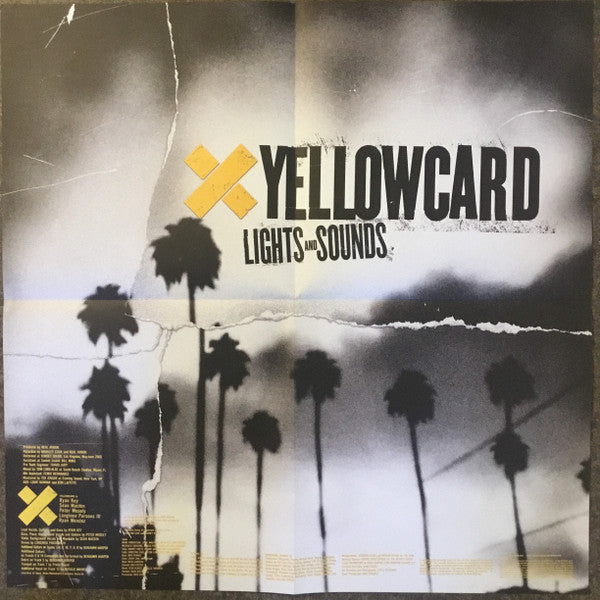 Yellowcard : Lights And Sounds (LP, Album, RE, Whi)