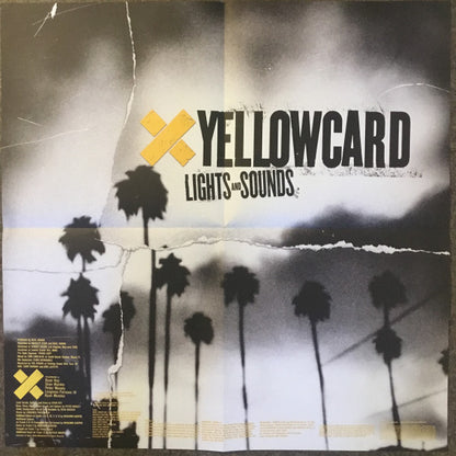 Yellowcard : Lights And Sounds (LP, Album, RE, Whi)