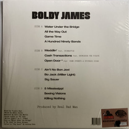 Boldy James & Real Bad Man : Killing Nothing. (2xLP, Album, Bla + 7" + Ltd, Num)