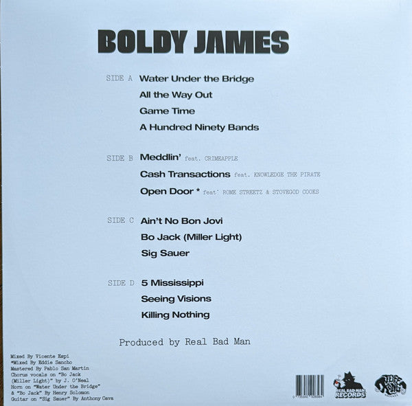 Boldy James & Real Bad Man : Killing Nothing. (2x12", Album, Ltd, Num, Pur + 7")