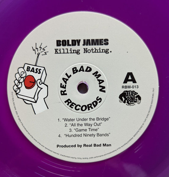 Boldy James & Real Bad Man : Killing Nothing. (2x12", Album, Ltd, Num, Pur + 7")