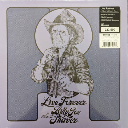 Various : Live Forever (A Tribute To: Billy Joe Shaver) (LP, Album, Club, Ltd, Num, Coa)