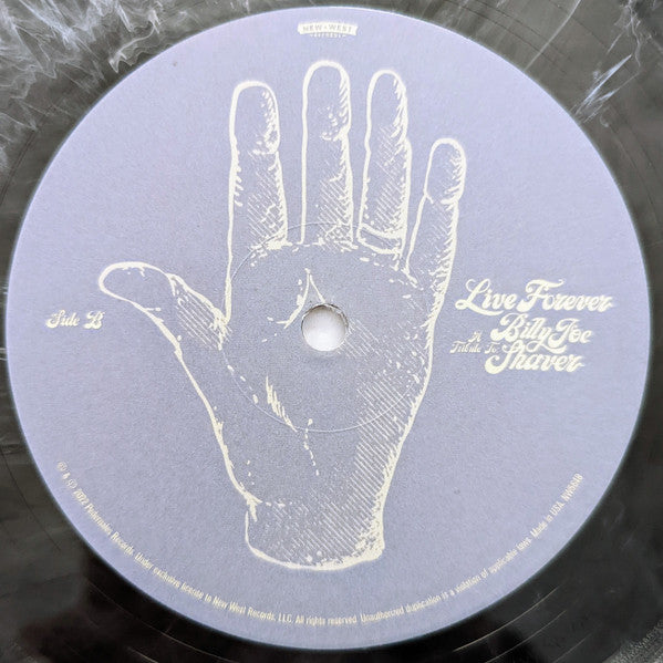 Various : Live Forever (A Tribute To: Billy Joe Shaver) (LP, Album, Club, Ltd, Num, Coa)