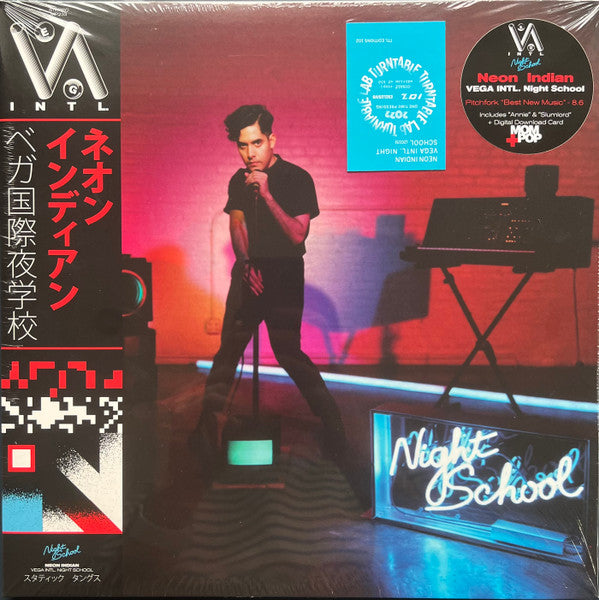 Neon Indian : Vega Intl. Night School (2xLP, Album, Ltd, RE, Cob)