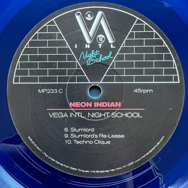 Neon Indian : Vega Intl. Night School (2xLP, Album, Ltd, RE, Cob)