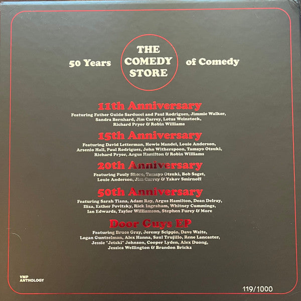 Various : 50 Years Of The Comedy Store (LP + LP, Whi + LP, Red + LP, Red + LP, Whi + LP + )