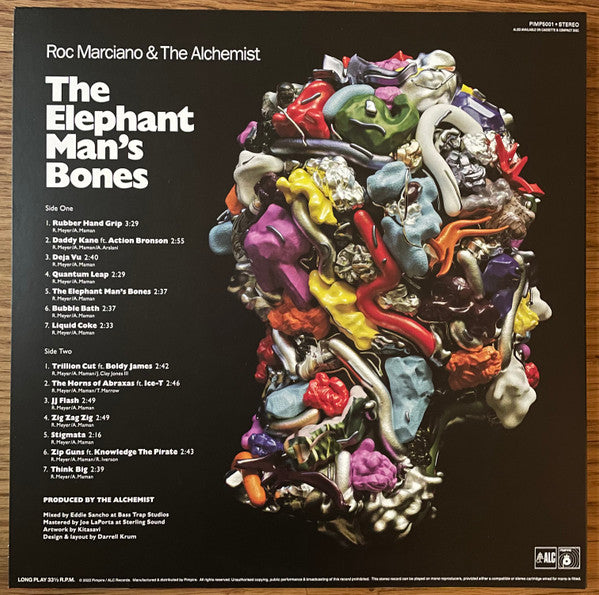 Roc Marciano & Alchemist : The Elephant Man's Bones (LP, Album)