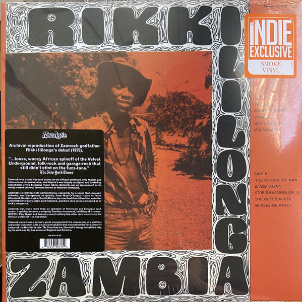 Rikki Ililonga : Zambia (LP, Album, RSD, RE, Smo)