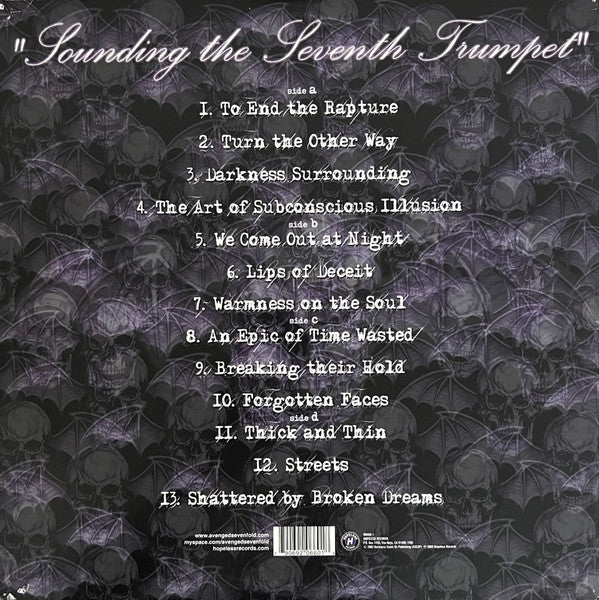 Avenged Sevenfold : Sounding The Seventh Trumpet (LP, Pur + LP, Pur + Album, Ltd, Hal)