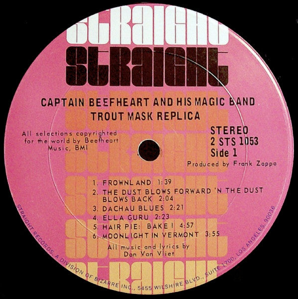 Captain Beefheart & The Magic Band : Trout Mask Replica (2xLP, Album, Pit)