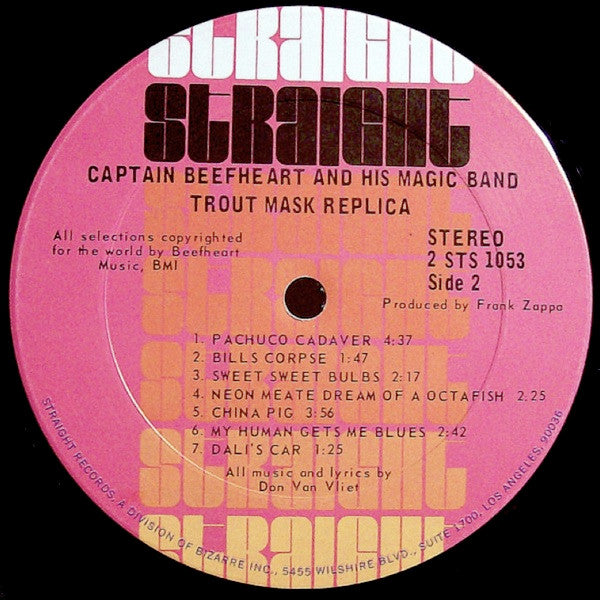 Captain Beefheart & The Magic Band : Trout Mask Replica (2xLP, Album, Pit)