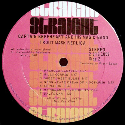 Captain Beefheart & The Magic Band : Trout Mask Replica (2xLP, Album, Pit)