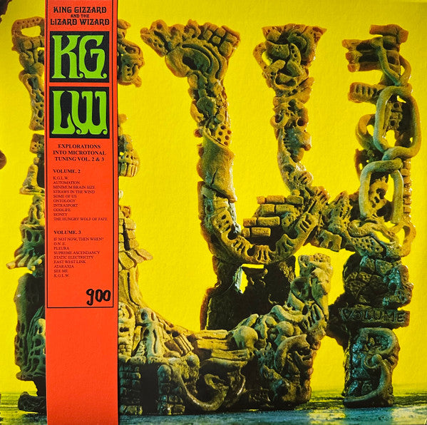 King Gizzard And The Lizard Wizard : K.G. / L.W.  (Explorations Into Microtonal Tuning Volume 2 & 3) (LP, Album, Blu + LP, Album, RE, Yel + Comp, Club, )