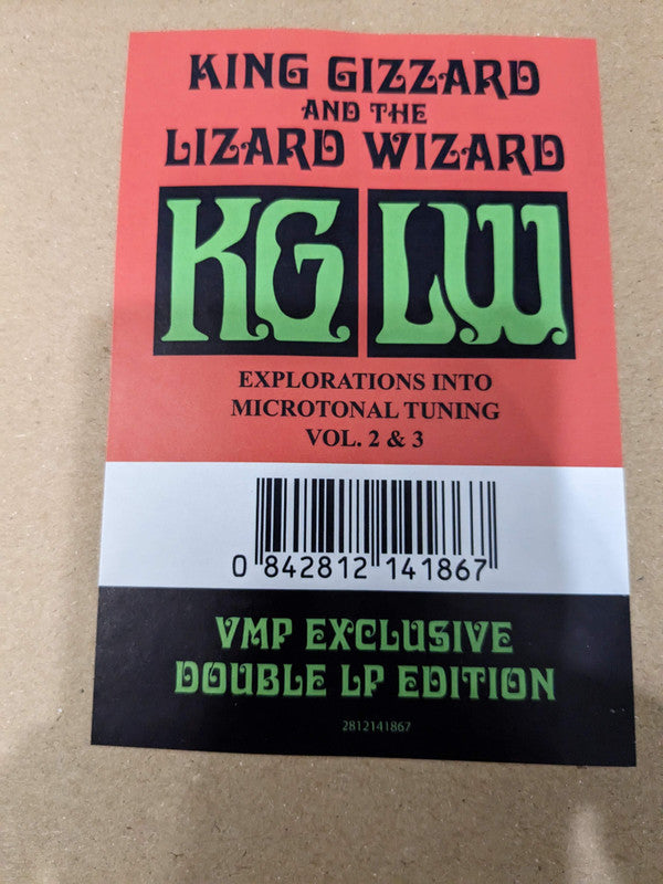 King Gizzard And The Lizard Wizard : K.G. / L.W.  (Explorations Into Microtonal Tuning Volume 2 & 3) (LP, Album, Blu + LP, Album, RE, Yel + Comp, Club, )