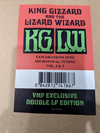King Gizzard And The Lizard Wizard : K.G. / L.W.  (Explorations Into Microtonal Tuning Volume 2 & 3) (LP, Album, Blu + LP, Album, RE, Yel + Comp, Club, )