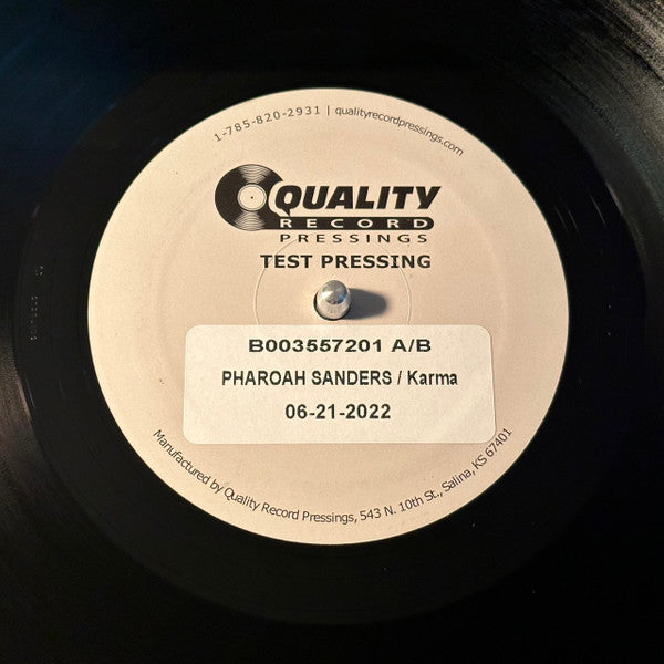 Pharoah Sanders : Karma (LP, Album, RE, RM, TP, 180)