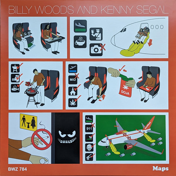 Billy Woods & Kenny Segal : Maps (LP, Album, Ora)