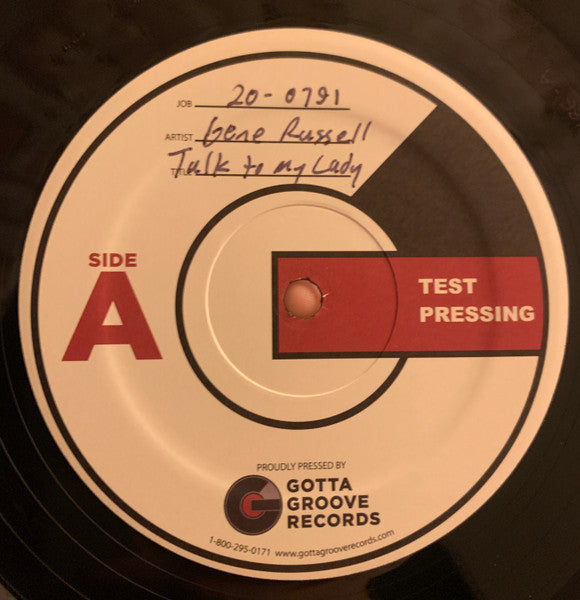Gene Russell : Talk To My Lady (LP, Album, RE, TP)