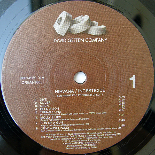 Nirvana : Incesticide (LP, Comp, RE, RM, 180)